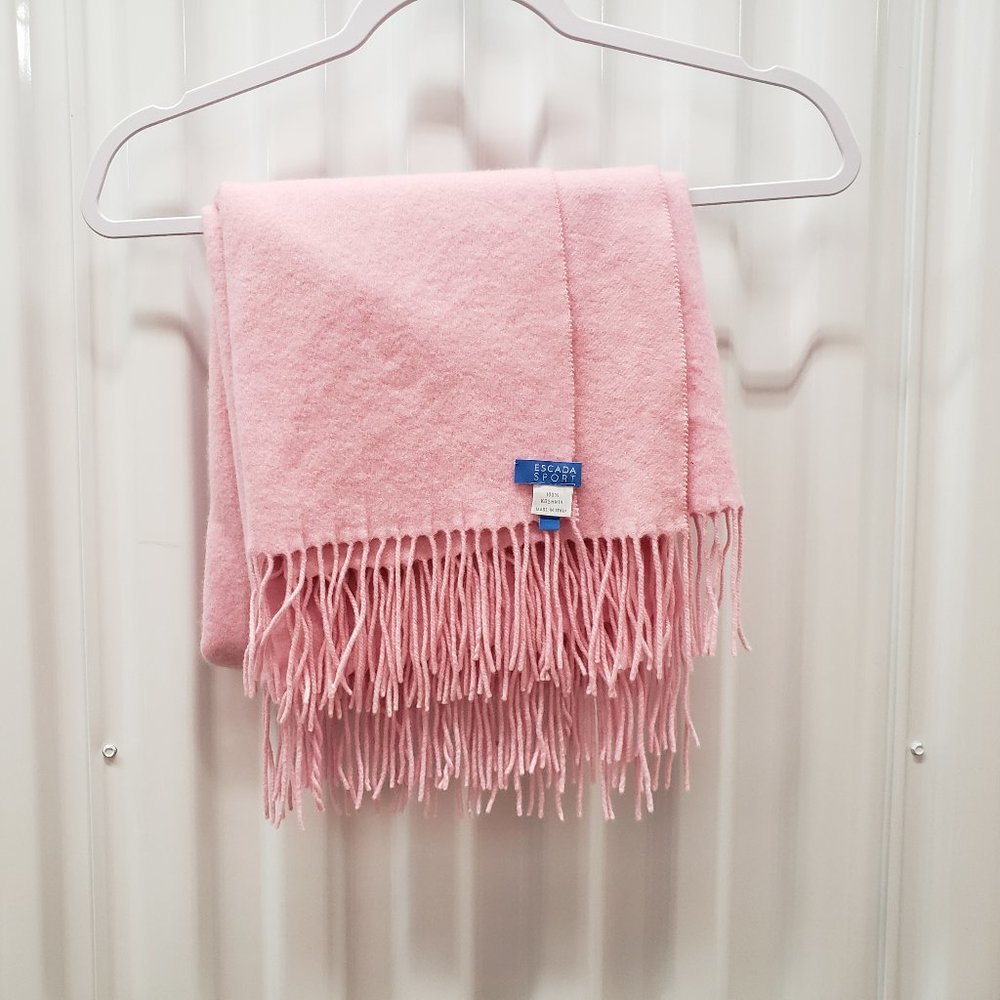 Escada Sport Cashmere Scarf 42 x 39 inch, Pastel